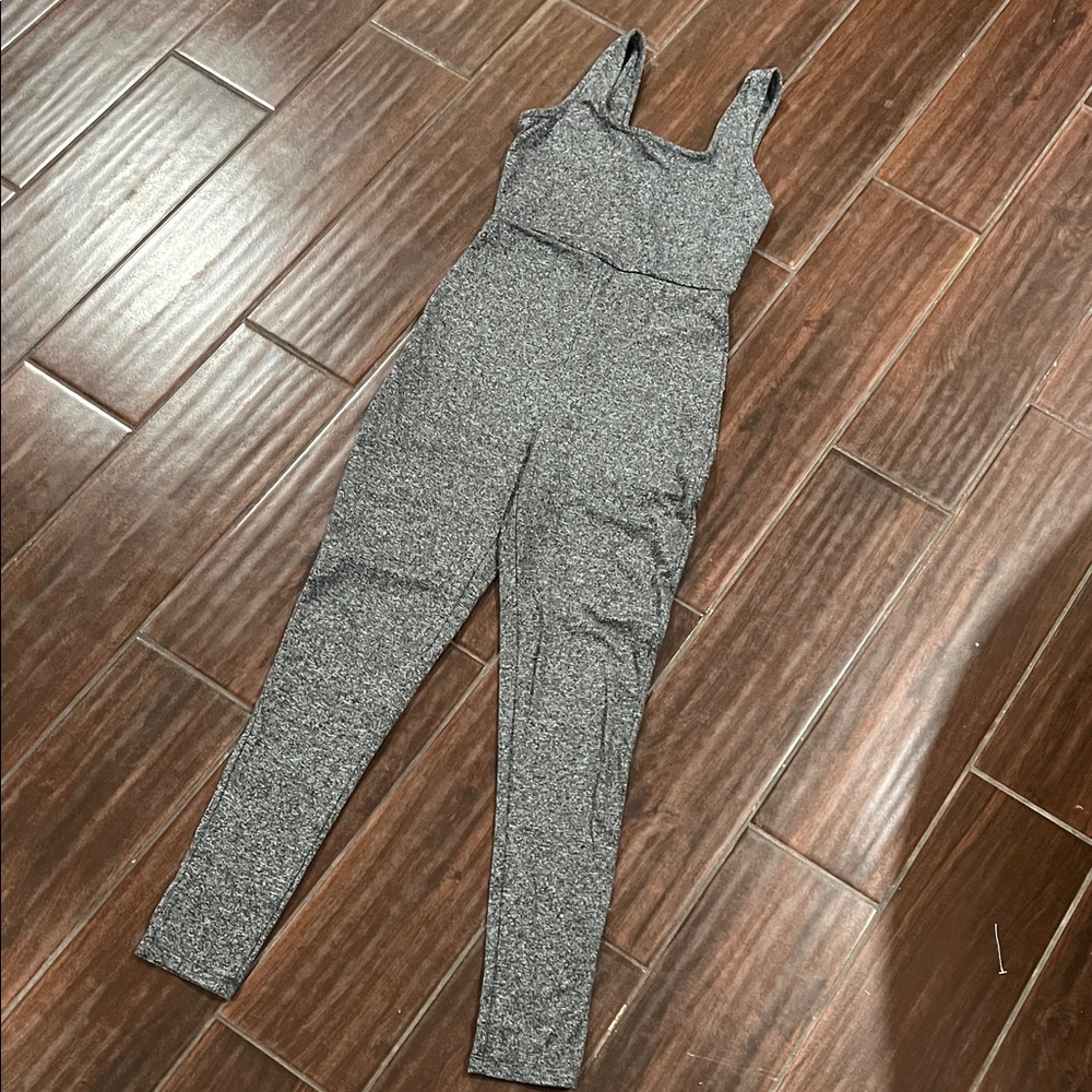 Elegant Heather Gray Women's Jumpsuit